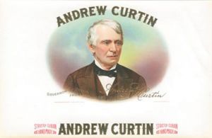 Cigar Box Label "Andrew Curtin"